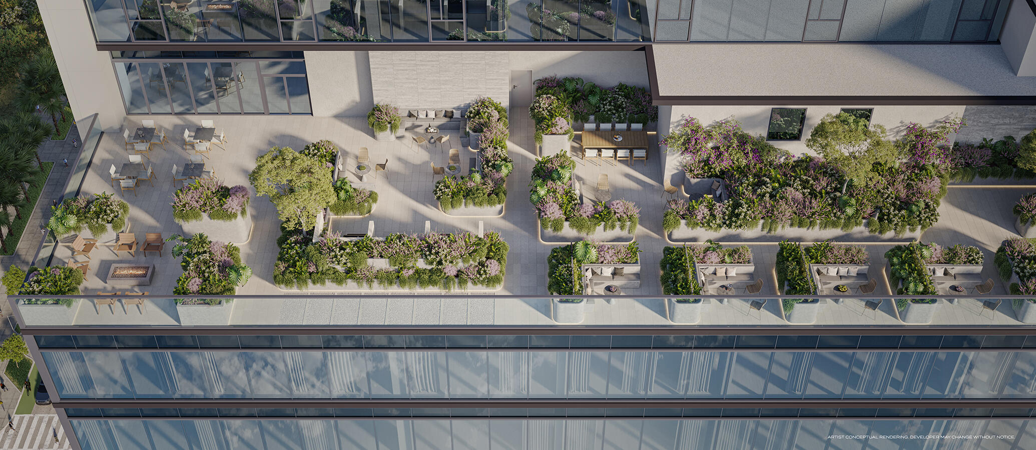 Cubierta de amenidades